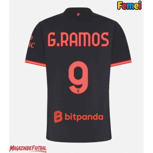 AC Milan Goncalo Ramos #9 Tricou Fotbal Replică 2026-27 Femei Treilea AC Milan Goncalo Ramos #9 Tricou Fotbal Replică 2026-27 Femei Treilea
